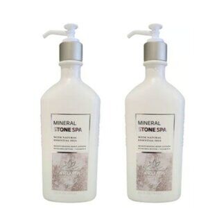 (2) Aroma Mineral Stone Spa Moisturizing Body Lotions With Natural Essen…